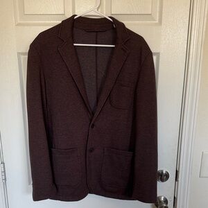 Men’s Burgundy Casual Jacket